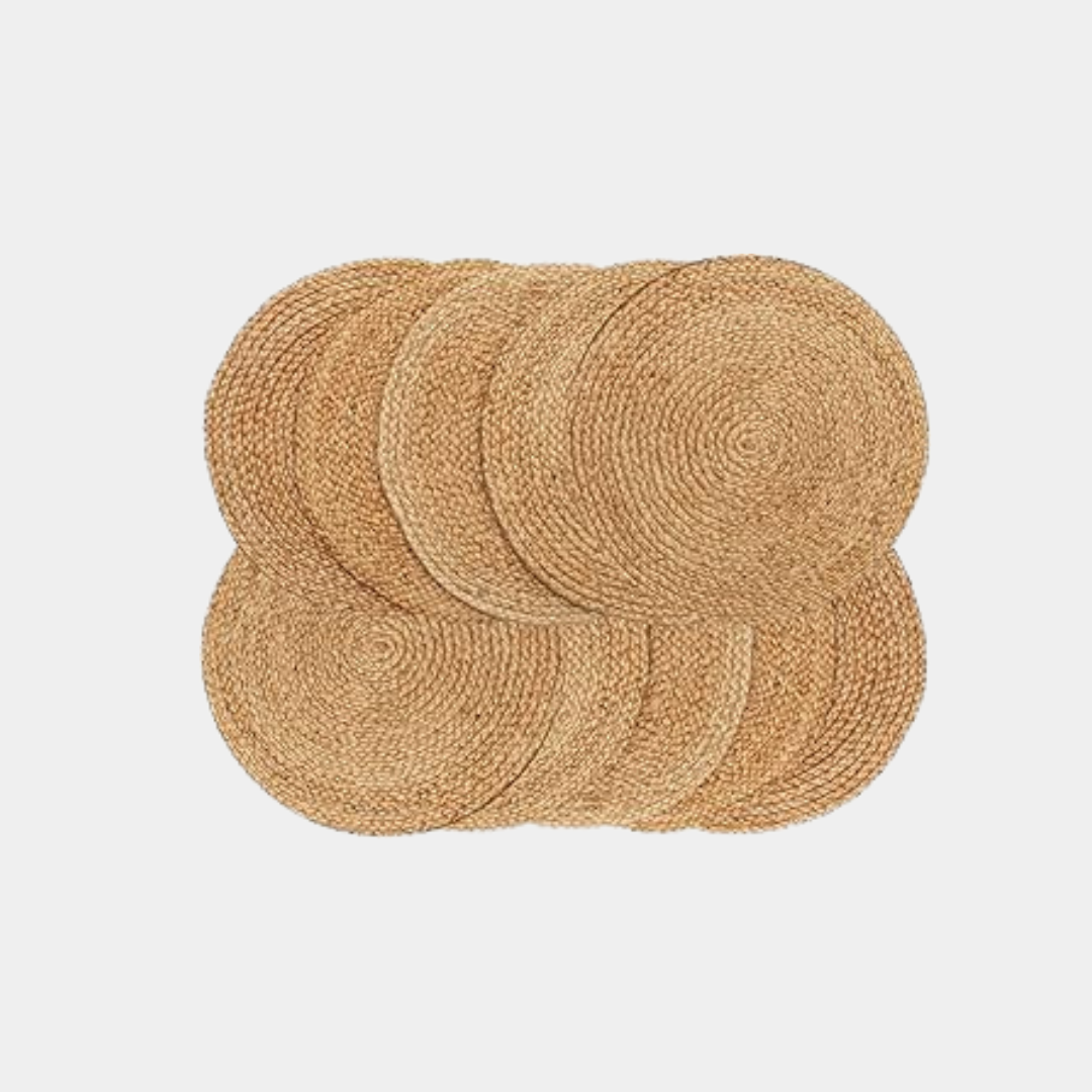 Nook Jute Rounded Table Mat